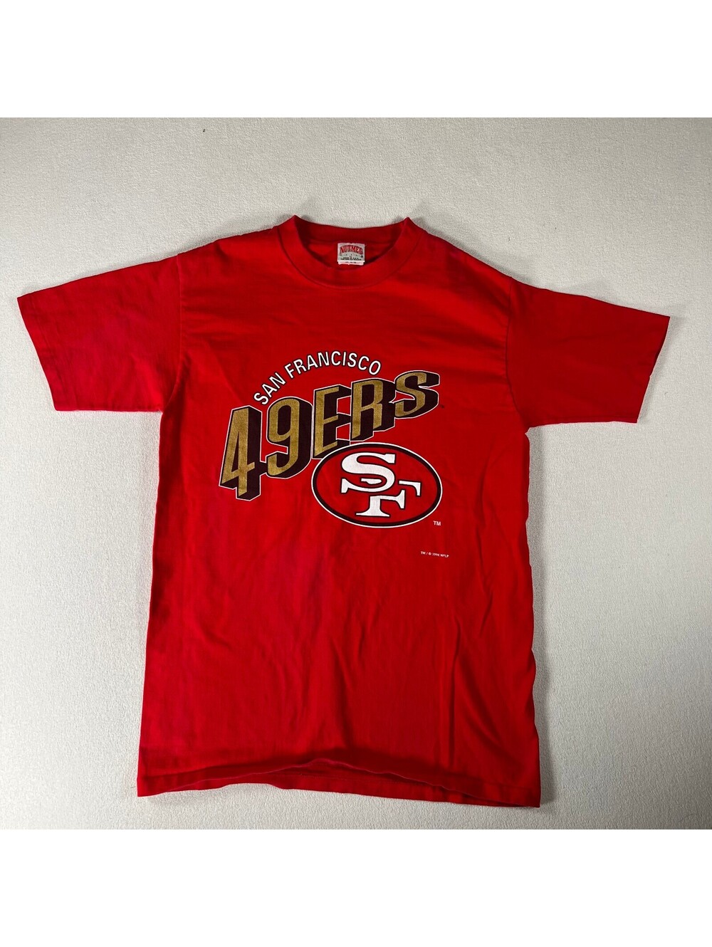Vintage 90s Nutmeg San Francisco 49ers Red T-Shirt XL